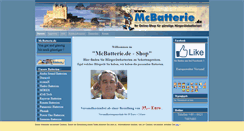 Desktop Screenshot of mcbatterie.de